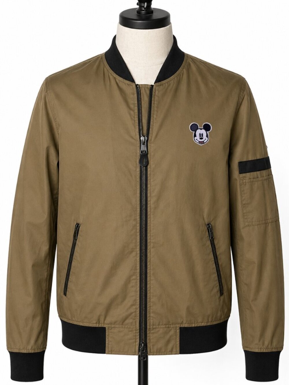 Holl Haus x Disney aviator jacket, small Mickey patch. M